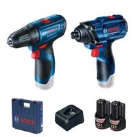 Taladro Atornillador GSR 120 + Impacto GDR 120 Bosch 12v