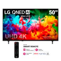 Televisor LG 50 QNED Mini LED AI 4K Smart Tv 50QNED70BSA Magic Remoto