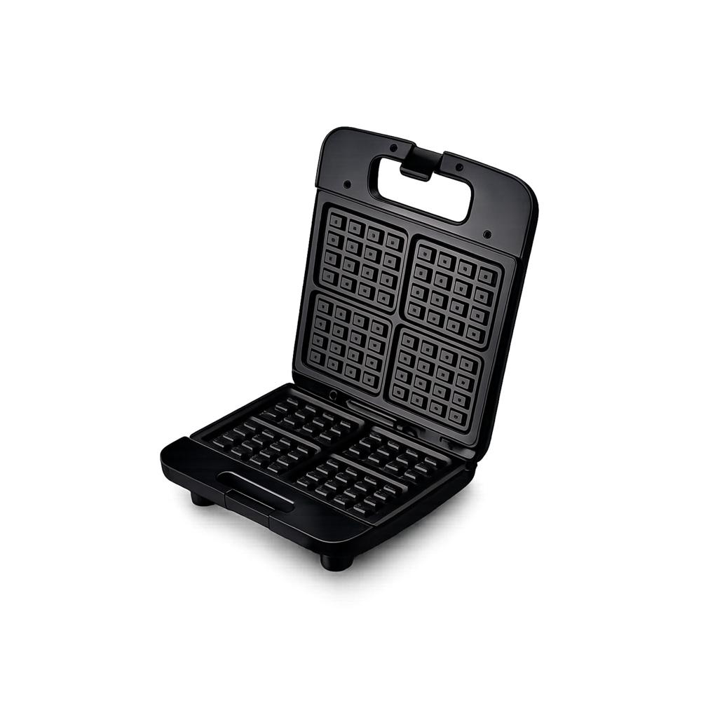 Waflera Eléctrica Antiadherente de 1400W para 4 Waffles