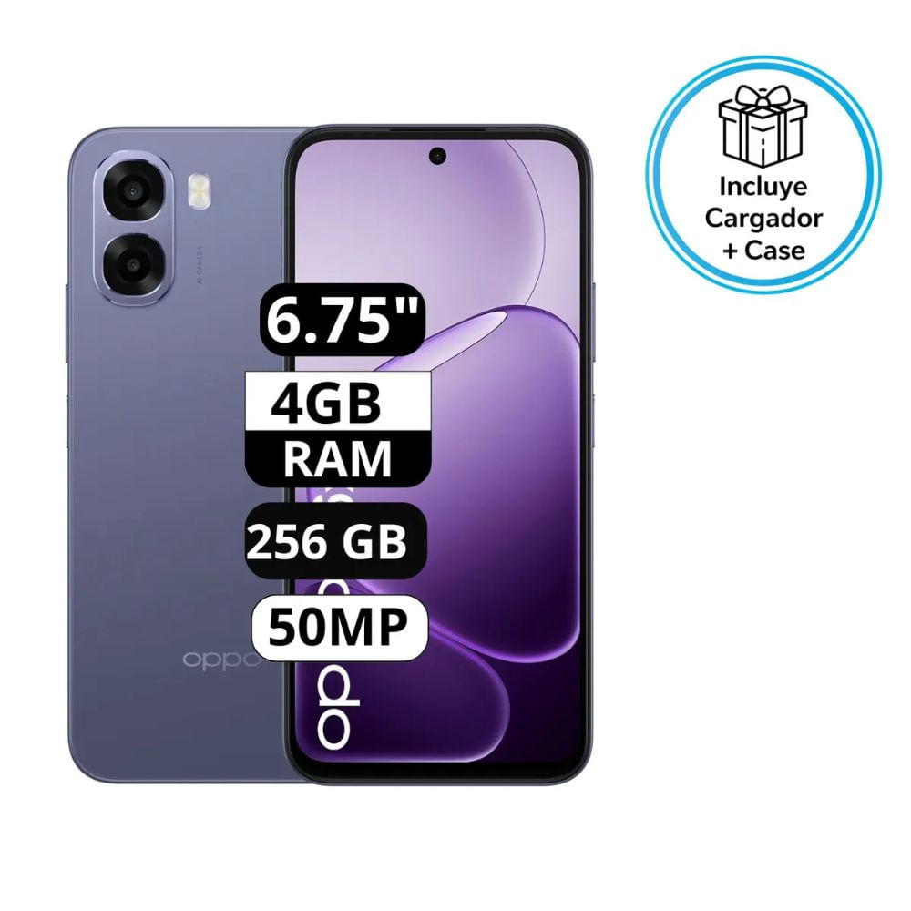 Celular OPPO A6x 5G 256GB Gris