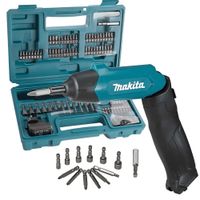 Atornillador 1/4'' Hex 3.6V 6Nm Makita + 81 Accesorios Makita DF001DW