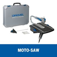 Sierra caladora portátil de banco 70 W Moto-Saw Dremel