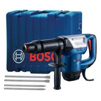 Martillo Demoledor GSH 500 SDS Max 1100W Incl Cinceles y Maleta Bosch