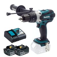 Makita Taladro Percutor 1/2"" 18v 91 Nm LXT DHP458RFE