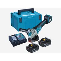 Amoladora Angular 4 1/2"" X-LOCK 18V LXT BL 2 Bat+Carg Makita DGA469RTJ