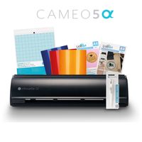 Kit Básico Silhouette Cameo 5 Alpha Negro Mate y Accesorios