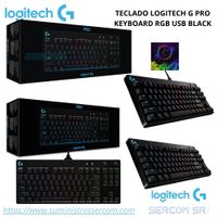 TECLADO LOGITECH G PRO KEYBOARD RGB USB BLACK