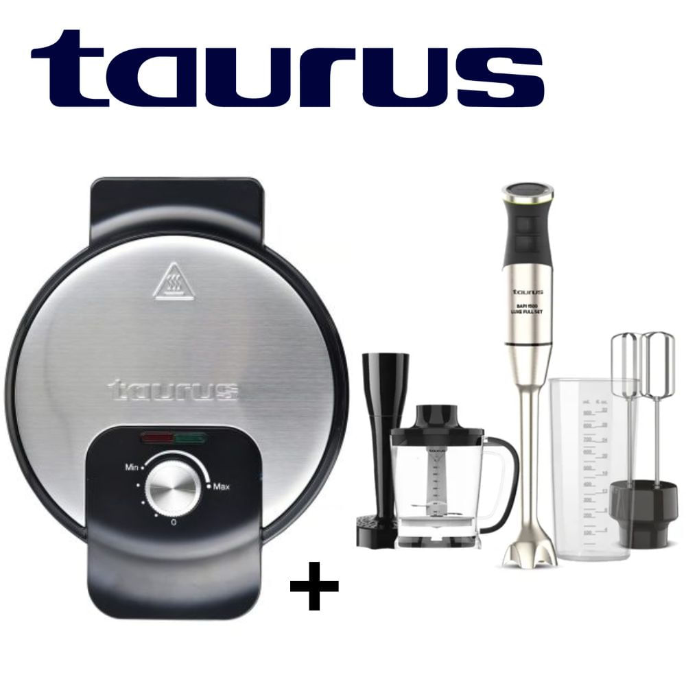 combo taurus batidora de inmension Taurus Bapi 150  Wafflera Taurus Seweet Cooking