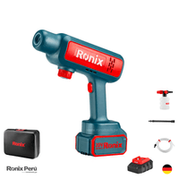 Hidrolavadora 22BAR 20V 4Ah Inalámbrica Ronix 8628