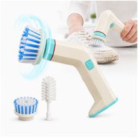 Cepillo Eléctrico Giratorio Para Limpieza de Zapatos Inalámbrico Recargable Multiusos 2 en 1