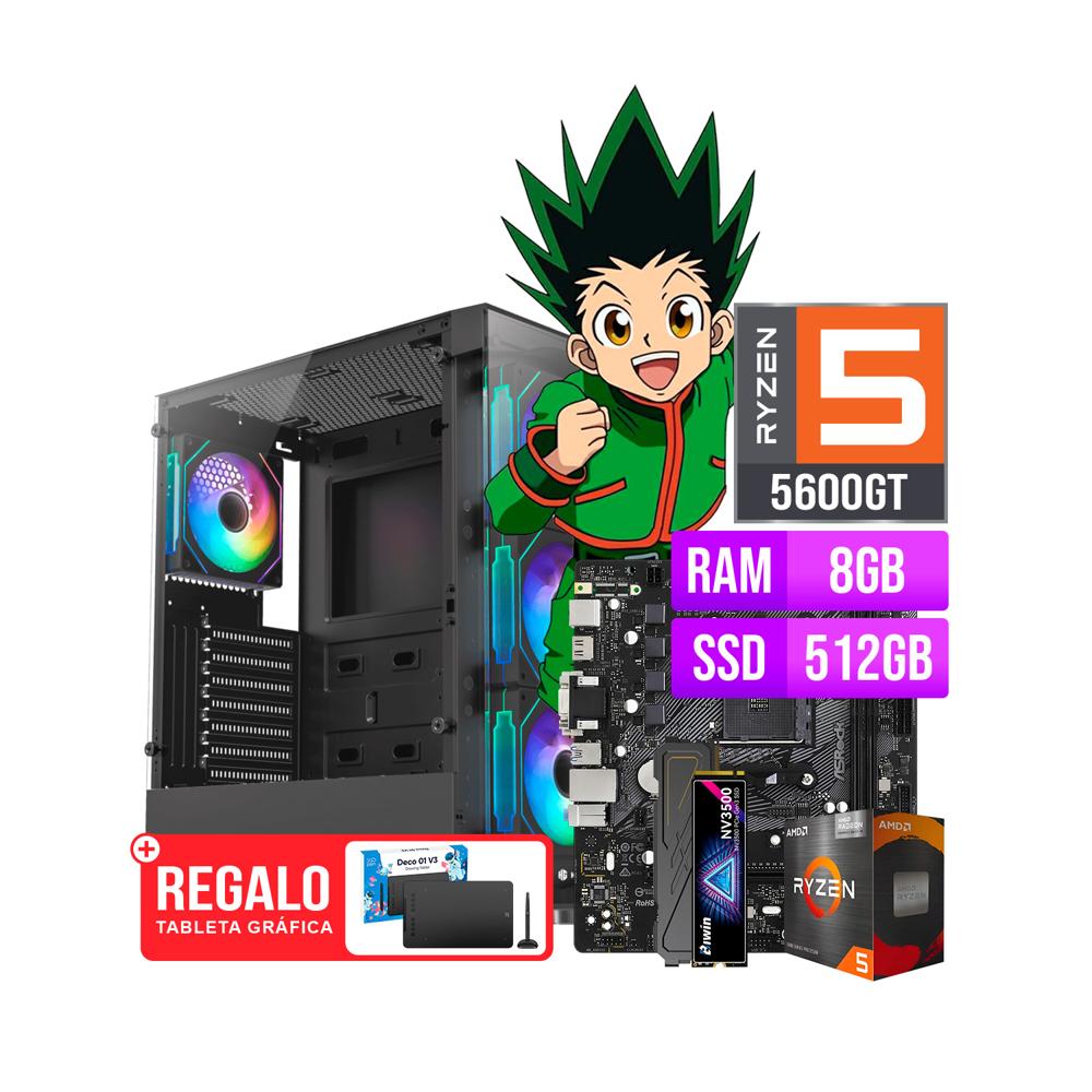 COMPUTADORA PC GAMER RYZEN 5 5600GT RAM 8GB SSD 512GB - REGALO