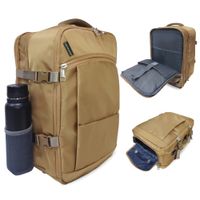 Mochila Viajera Kengar Modelo Trendy - Beige
