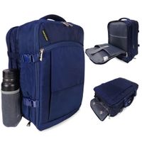 Mochila Viajera Kengar Modelo Trendy - Azul