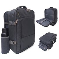Mochila Viajera Kengar Modelo Trendy - Plomo