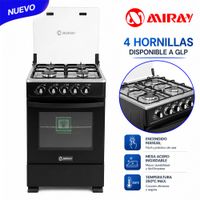 Cocina a Gas IRIS PLUS 4 Hornillas