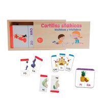 Juego Educativo Cartillas Silábicas de Madera