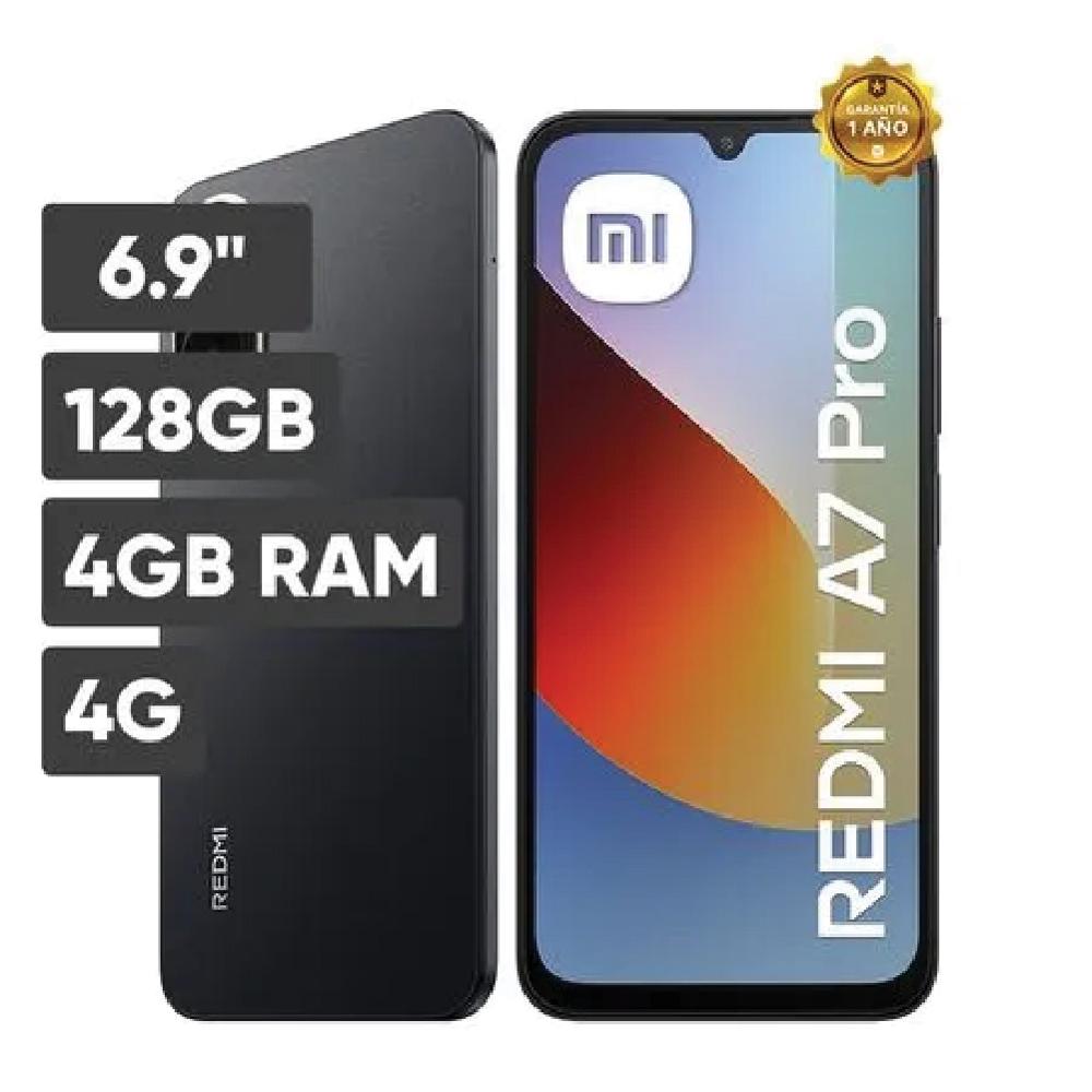 Celular Xiaomi Redmi A7 Pro 4GB RAM 128 GB ROM - Negro