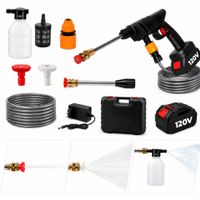 Hidrolavadora Inalámbrica Portátil con Batería 120V