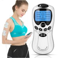MASAJEADOR TENS TERAPÉUTICO CON 8 PARCHES DE ELECTROESTIMULACIÓN