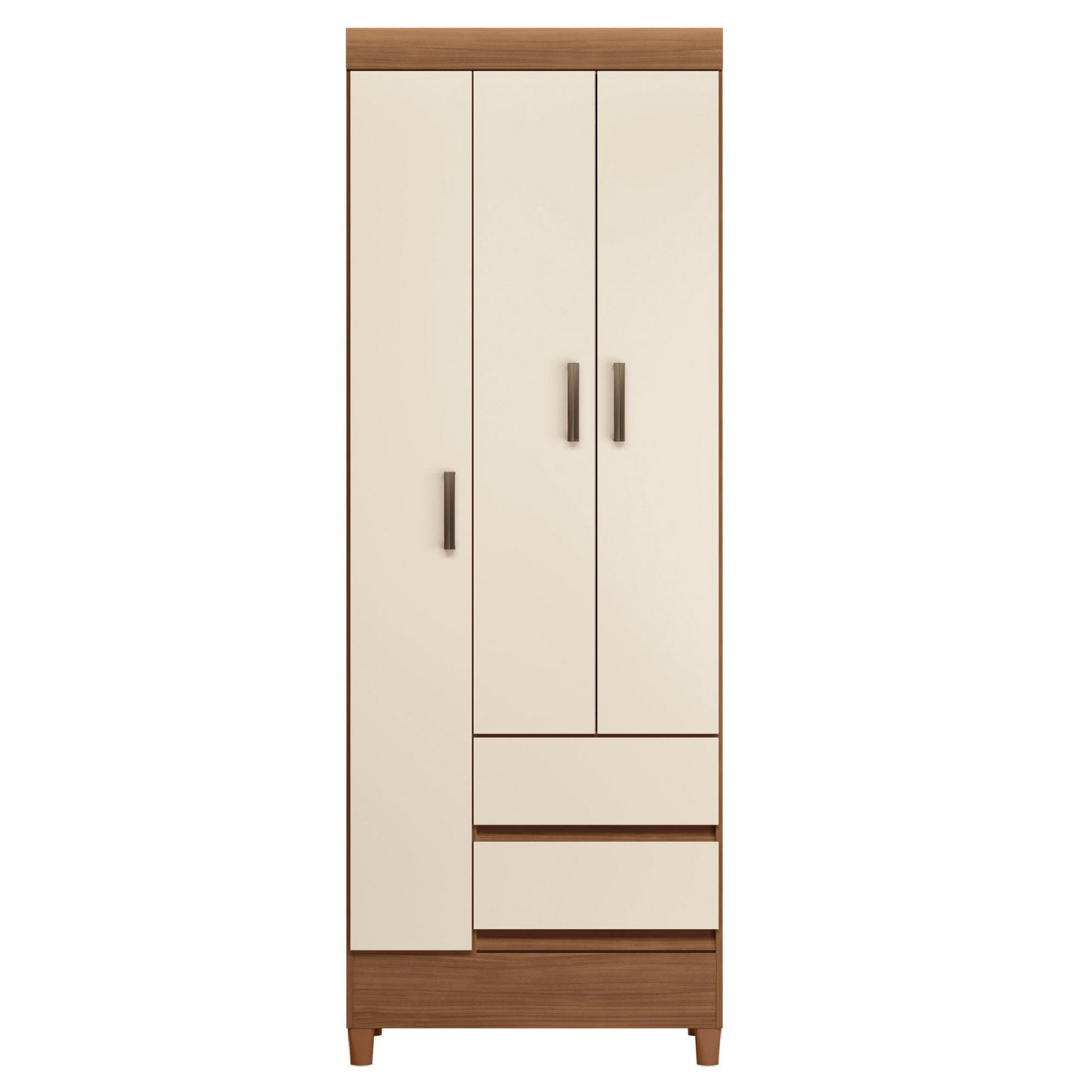 Ropero VIVA HOME Fit 3.2 C/Pies Color Jequitiba/Off