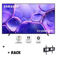 TELEVISOR SAMSUNG 50 CRYSTAL UHD 4K UN50U8000FGXPE 2025 RACK PLEGABLE MOVIL UN BRAZO