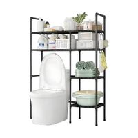 ESTANTE PARA BAÑO 2 EN 1 ORGANIZADOR SOBRE INODORO