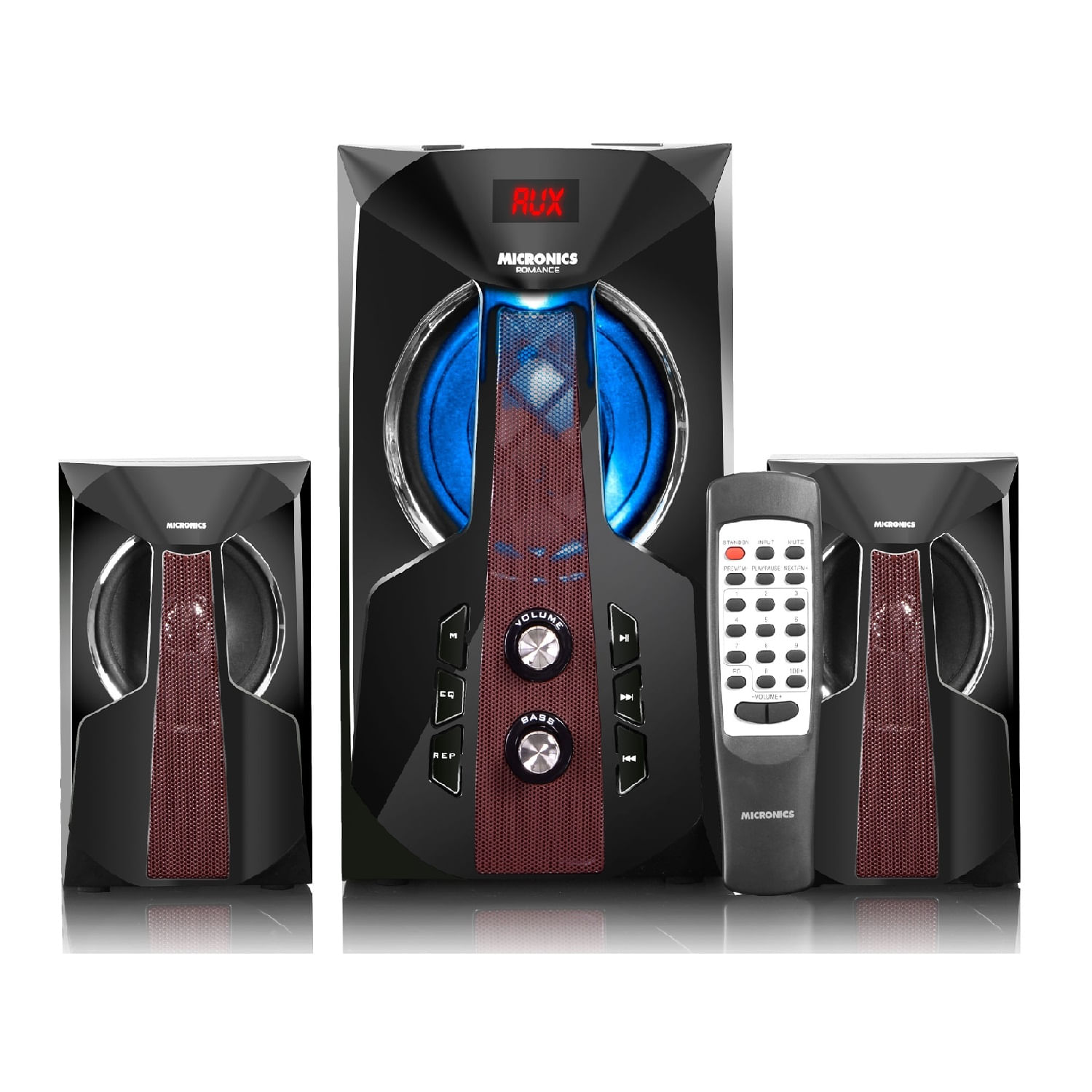 Parlante 2.1 Micronics Romance MIC S7062BT USB BT