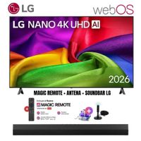 Televisor Smart TV LG 85'' NANO UHD 4K WebOS 85NU800BPSB 2026 - Ant - Soundbar LG