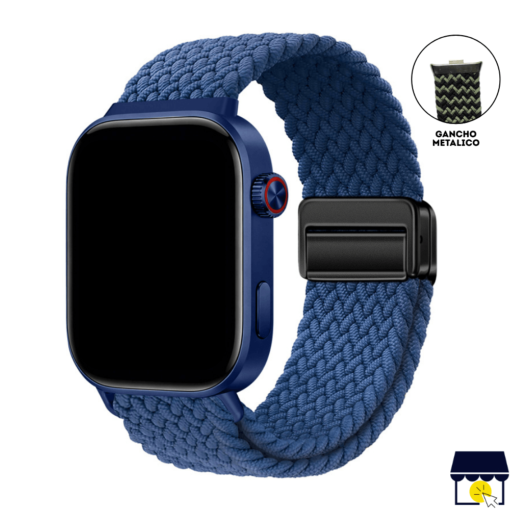 Correa de Nylon para Xiaomi Redmi Watch 4 - 5 - 6 - Mi band 8 Pro - 9 Pro  - Azul Oscuro