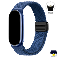 Correa de Nylon para Xiaomi Mi Band 8 - 9 - 10 - Azul Oscuro