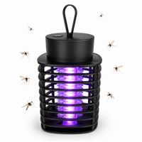Lámpara Mata Mosquitos Eléctrica Luz UV Insectocutor Atrapa Zancudos 5W