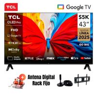 Televisor Smart TV TCL 43'' FHD 43S5K GoogleTV - Ant - Rack Fijo
