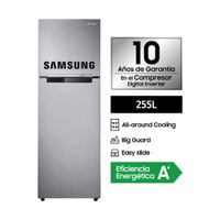 Refrigeradora Samsung Top Mount RT25FARADS8 255LT Silver