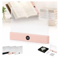 LUZ LAMPARA ROSA RECARGABLE TEMPORIZADOR LECTURA LEER LIBRO
