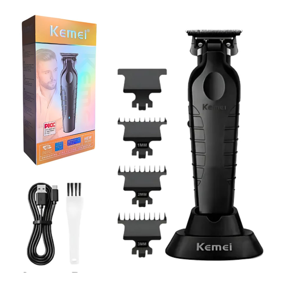 Maquina Recortadora de Patillas Recargable 1200mAh 5W 120 minutos Kemei KM-2299