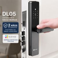 Cerradura Inteligente Ezviz DL05 Versión Multilock 3 Pestillos y 1 Manual