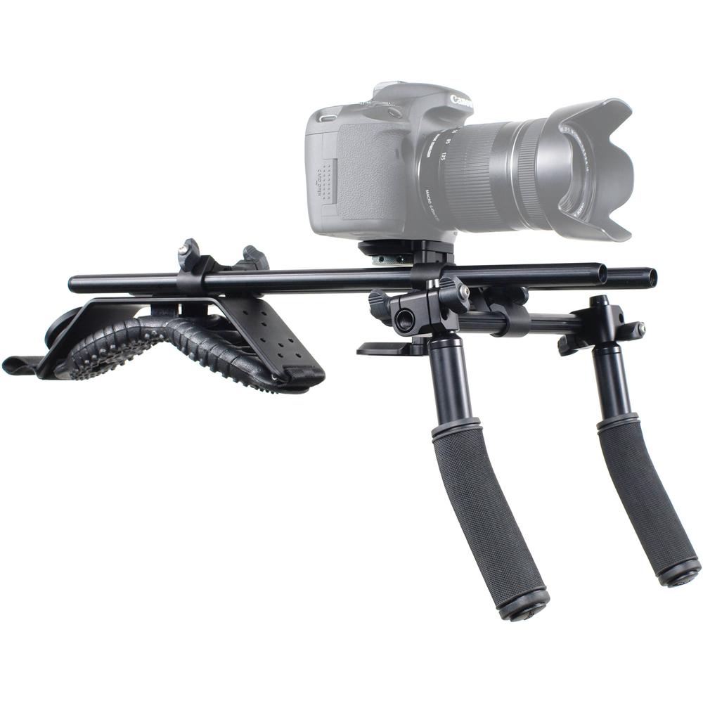 Cambo Soporte Rig HDSLR CS-STYX - Rig DV Compacto Ajustable con Manijas Flexibles y Acceso