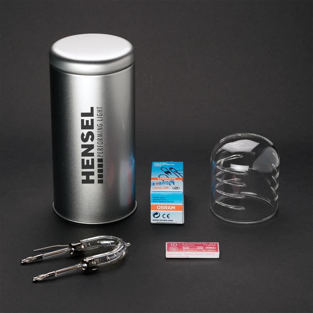Hensel Ever-Ready Kit No. 3 para Expert D 250 Speed - Incluye Tubo de Flash, Cristal de Pr
