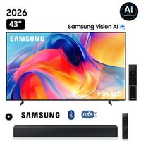 Televisor Samsung 43 Mini LED 43M70H Vision AI Smart TV 2026- Soundbar Samsung Samsung