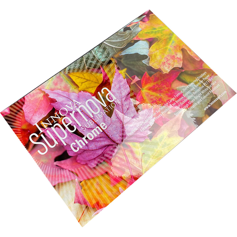 Innova Supernova Chrome Film PET 16 x 20"" - 50 Hojas, Superficie Glossy, Resistente a Rayo