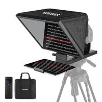 Neewer Teleprompter X16B para Tablet de 16"" con Cristal Beamsplitter 70/30 y Soporte para