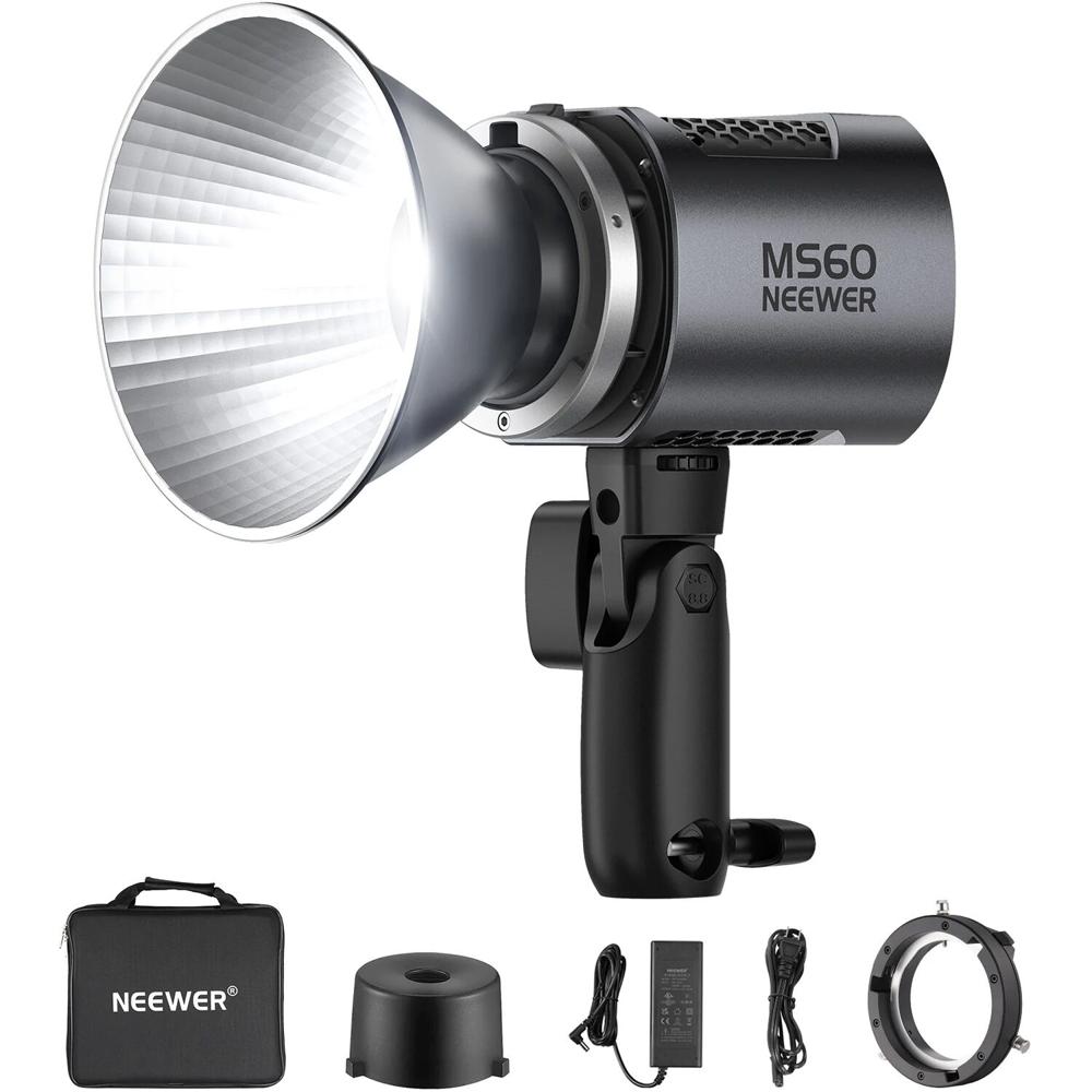 Neewer MS60 Monolight LED 65W 5600K con Control Remoto y Efectos Especiales