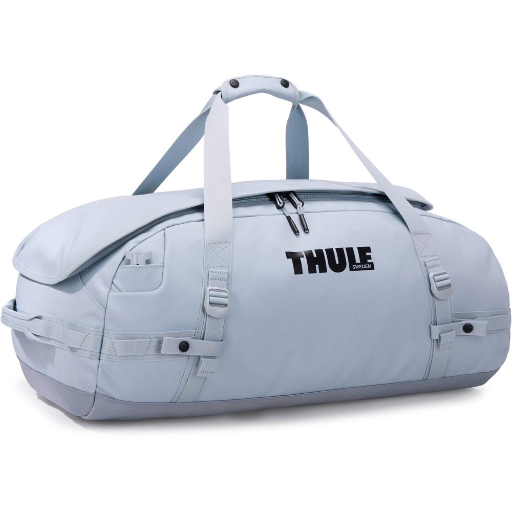 Thule Chasm Convertible Duffel Bag 70L - Soft Blue, Resistente al Agua, Cierre de Cremalle
