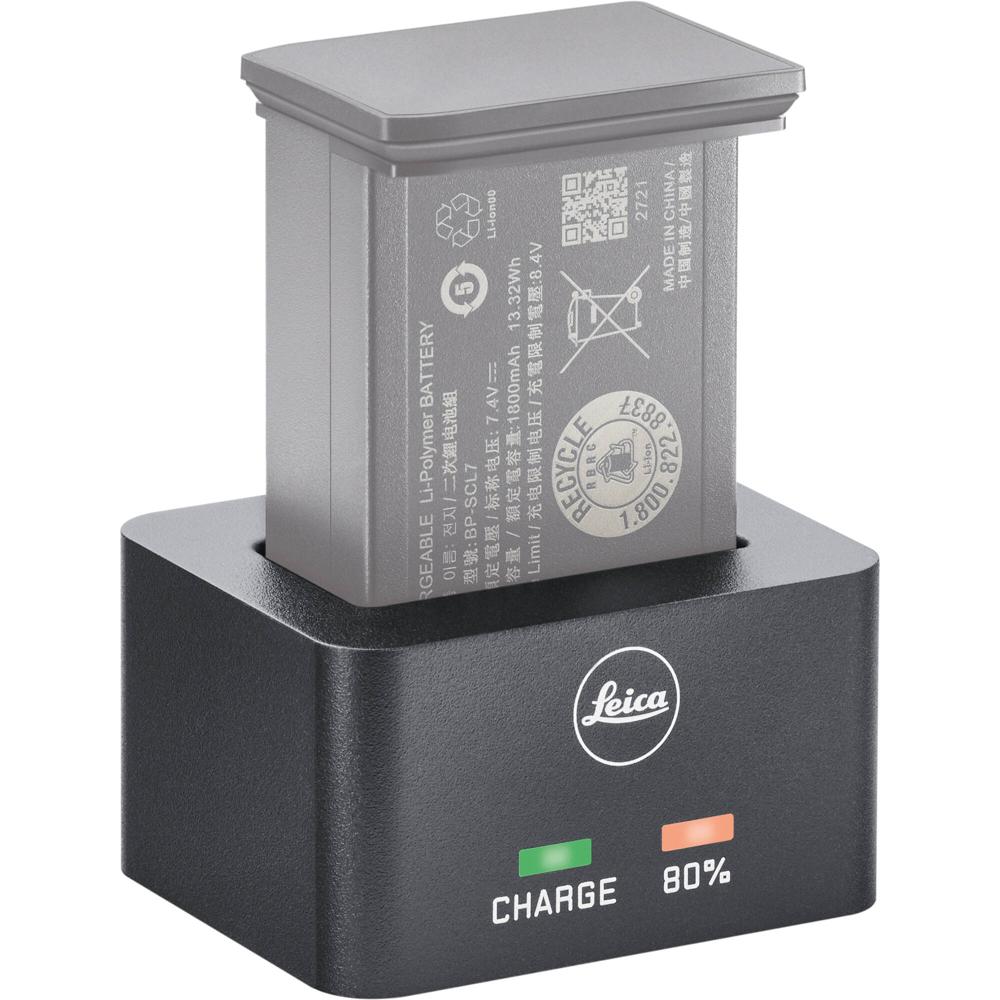 Leica Cargador de Batería BC-SCL7 para BP-SCL7 con Indicador de Estado y Entrada USB Tipo