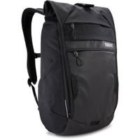 Thule Mochila Paramount 18L Commuter Negra - Expandible, Resistente al Agua, Compatible co