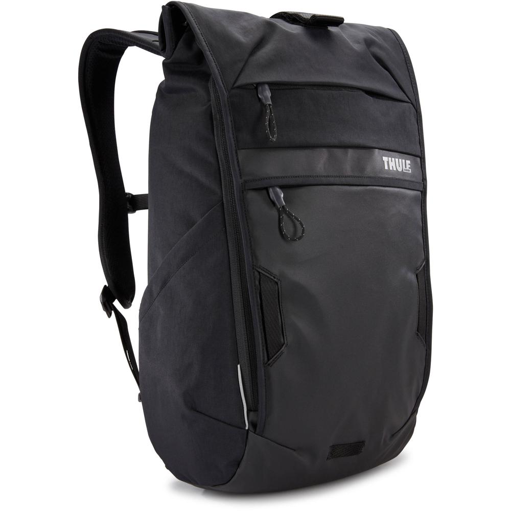 Thule Mochila Paramount 18L Commuter Negra - Expandible, Resistente al Agua, Compatible co