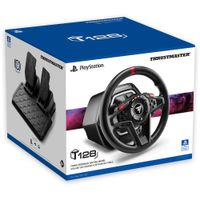 Thrustmaster T128 Volante y Pedalera para Playstation 4/5 y PC - Retroalimentación Dinám