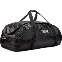 Thule Chasm 130L Bolsa de Viaje y Duffel Negra - Resistente al Agua, Apertura Amplia, Corr