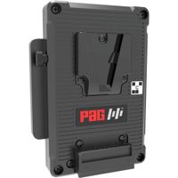 PAG Placa de Batería V-Mount para ARRI ALEXA 35 - Aluminio Anodizado, Soporta Doble Salid