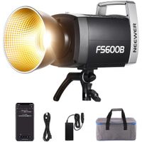 Neewer Monolight LED FS600B 600W Bi-Color con Control Remoto, 2700-6500K, CRI 95, 87,100 L